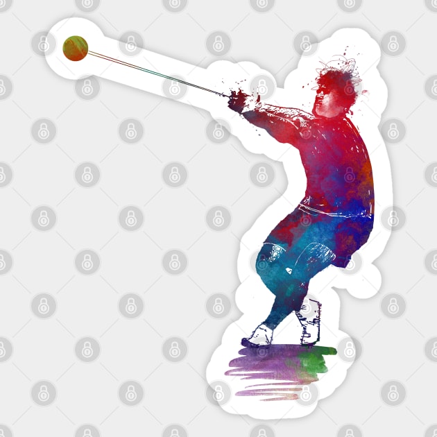 hammer throw #sport #hammerthrow Sticker by JBJart